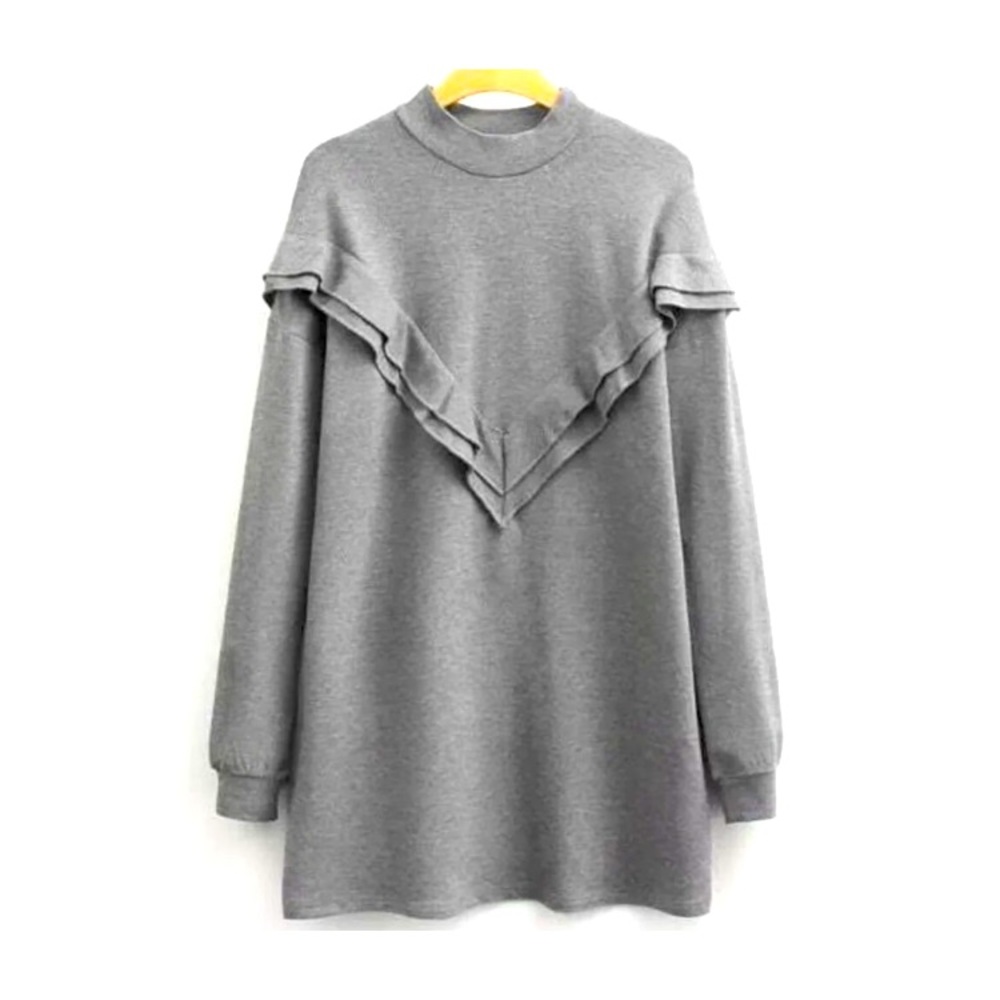 Zara Ruffle Sweater Dress